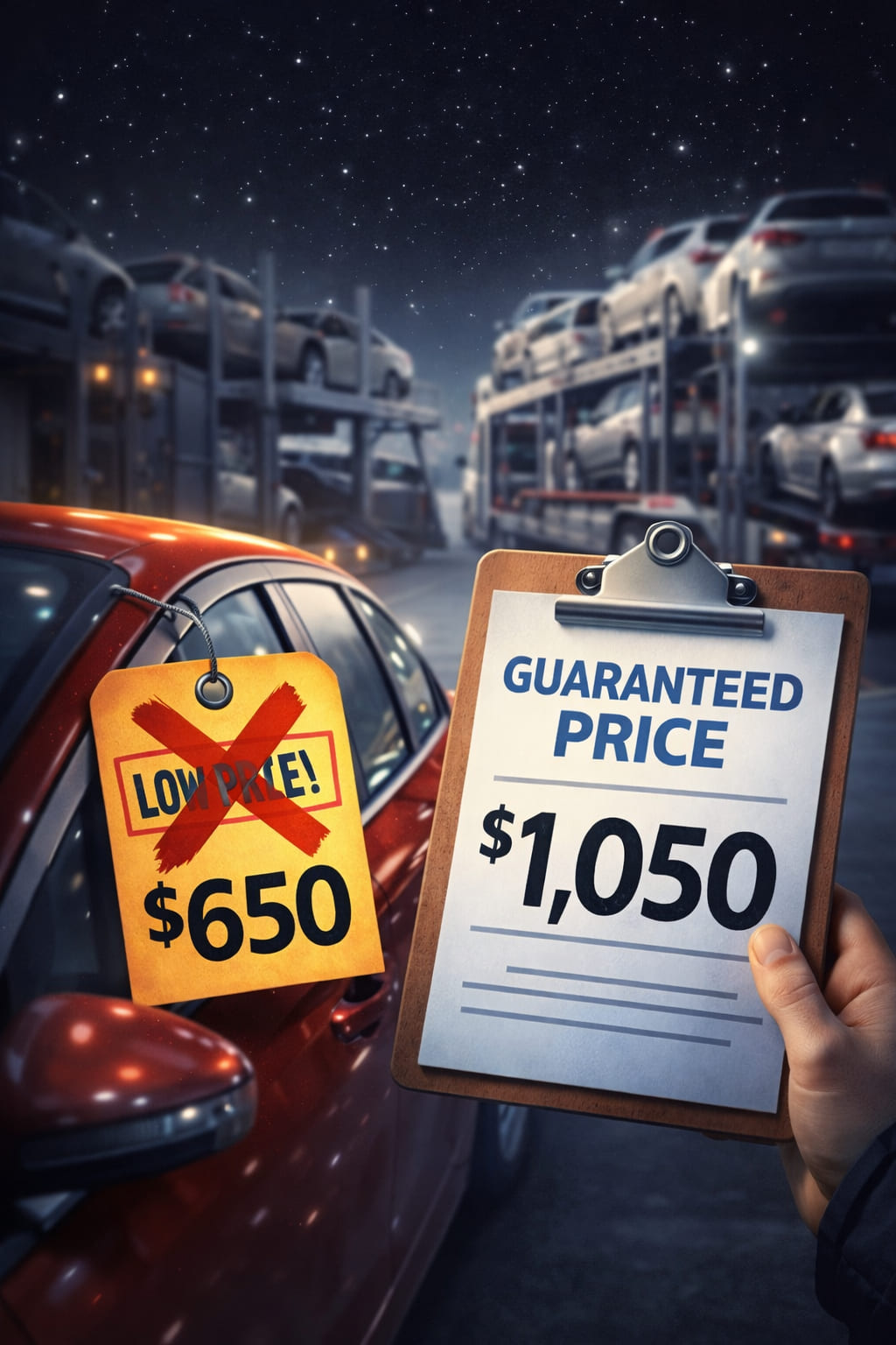 Transparent, no bait-and-switch pricing