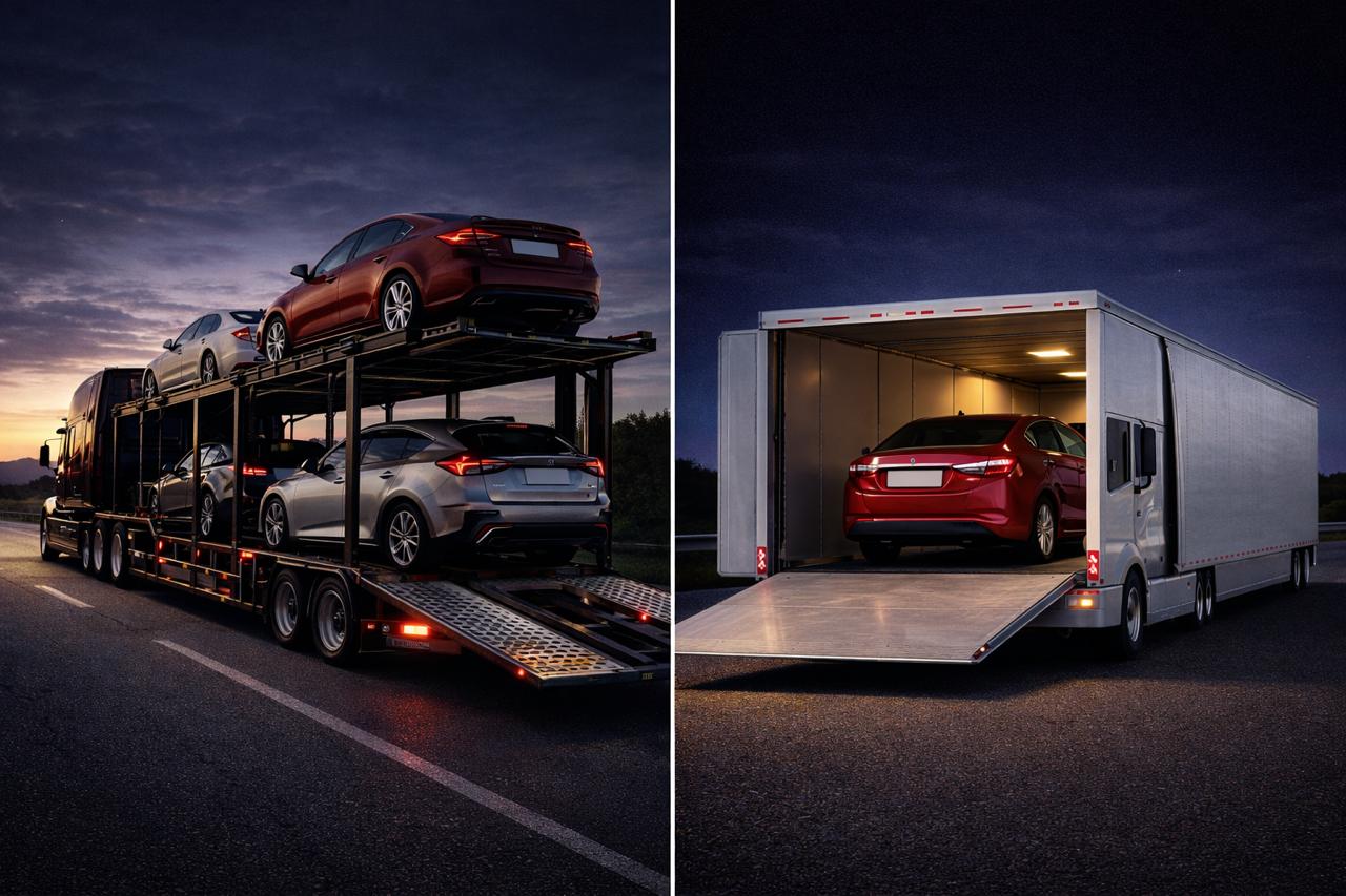 Open vs Enclosed transport
